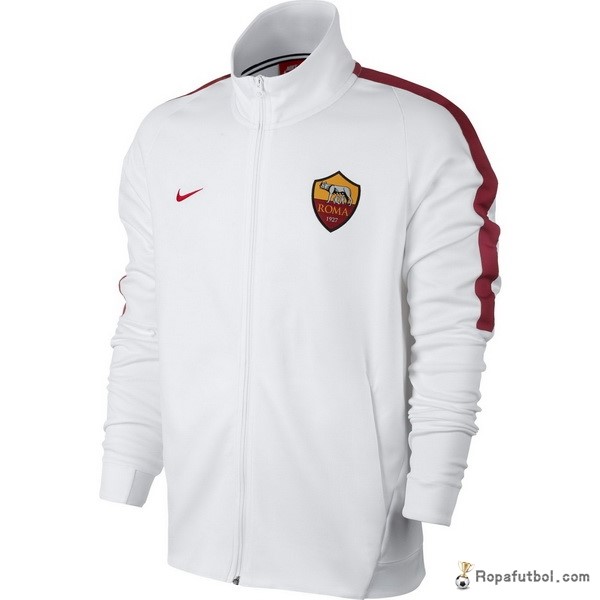 Chaqueta AS Roma 2017/18 Blanco